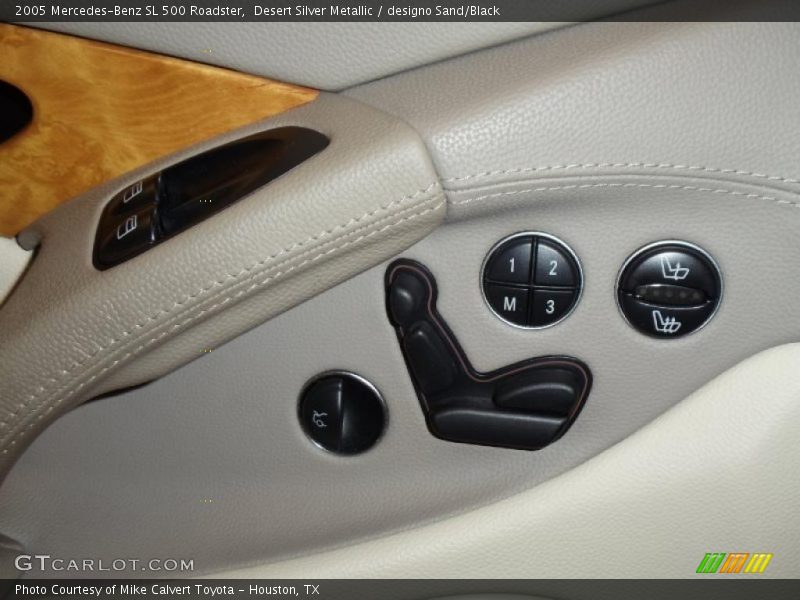 Controls of 2005 SL 500 Roadster