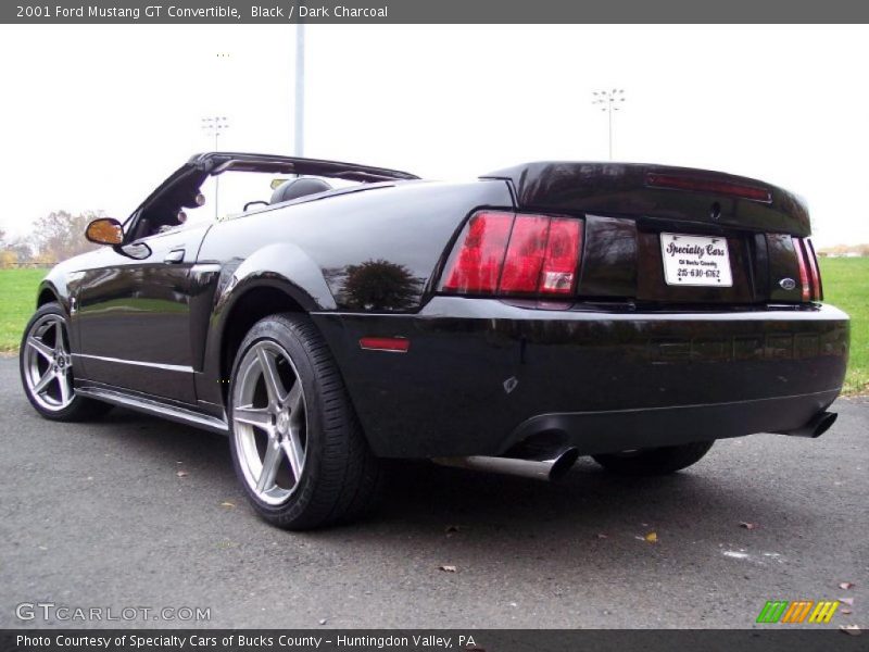 Black / Dark Charcoal 2001 Ford Mustang GT Convertible