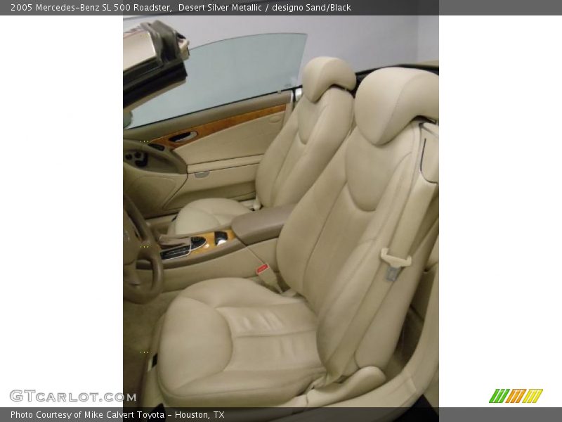  2005 SL 500 Roadster designo Sand/Black Interior