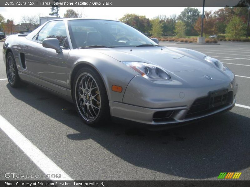 Silverstone Metallic / Onyx Black 2005 Acura NSX T Targa