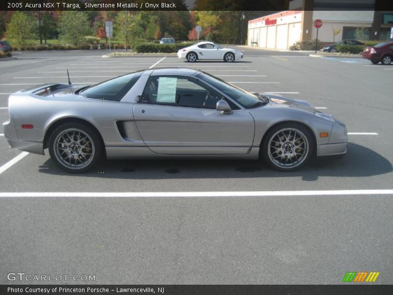Silverstone Metallic / Onyx Black 2005 Acura NSX T Targa
