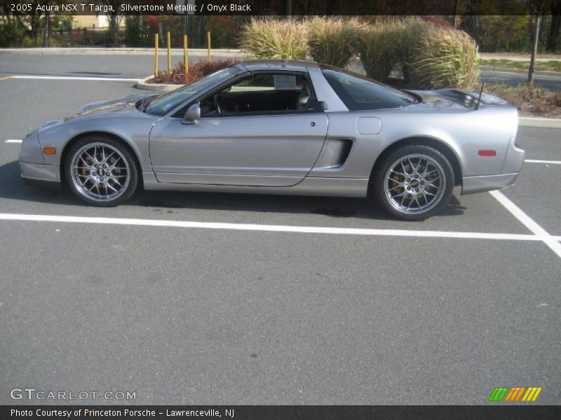 Silverstone Metallic / Onyx Black 2005 Acura NSX T Targa