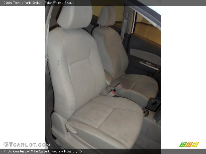 Polar White / Bisque 2009 Toyota Yaris Sedan
