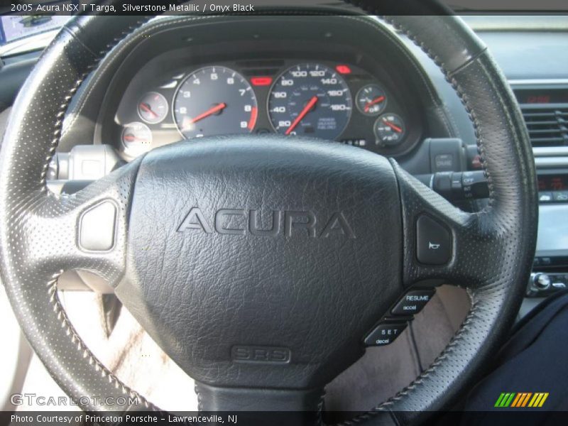 Silverstone Metallic / Onyx Black 2005 Acura NSX T Targa
