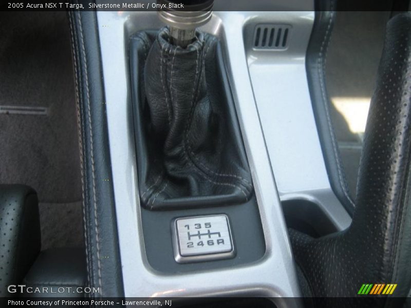 Silverstone Metallic / Onyx Black 2005 Acura NSX T Targa