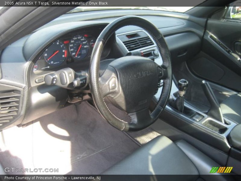 Silverstone Metallic / Onyx Black 2005 Acura NSX T Targa