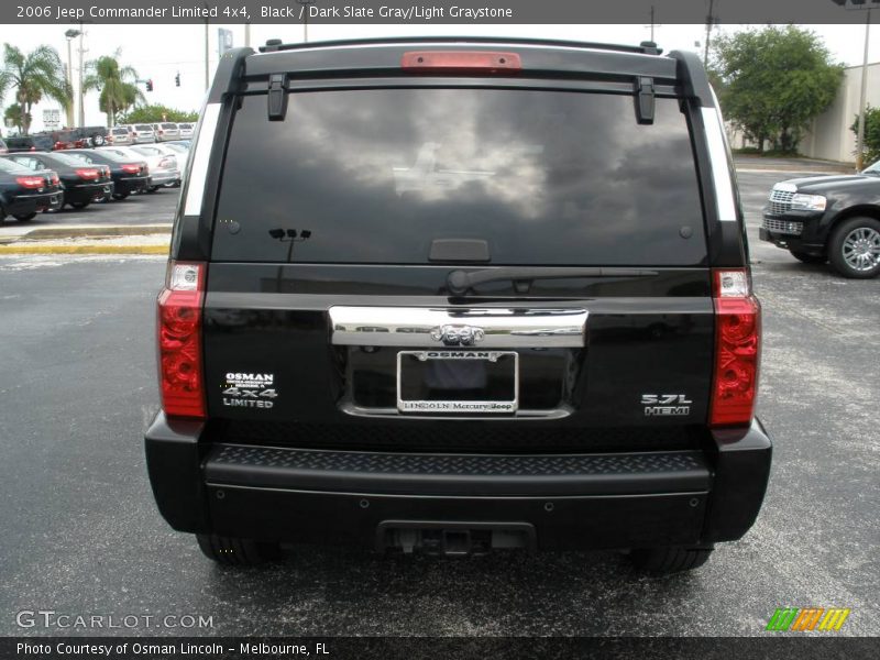 Black / Dark Slate Gray/Light Graystone 2006 Jeep Commander Limited 4x4