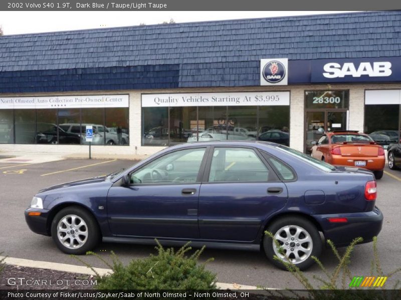 Dark Blue / Taupe/Light Taupe 2002 Volvo S40 1.9T