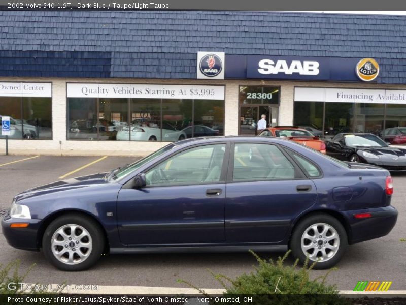 Dark Blue / Taupe/Light Taupe 2002 Volvo S40 1.9T
