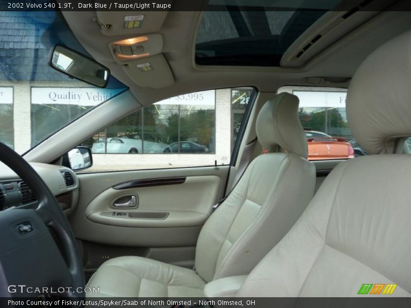  2002 S40 1.9T Taupe/Light Taupe Interior