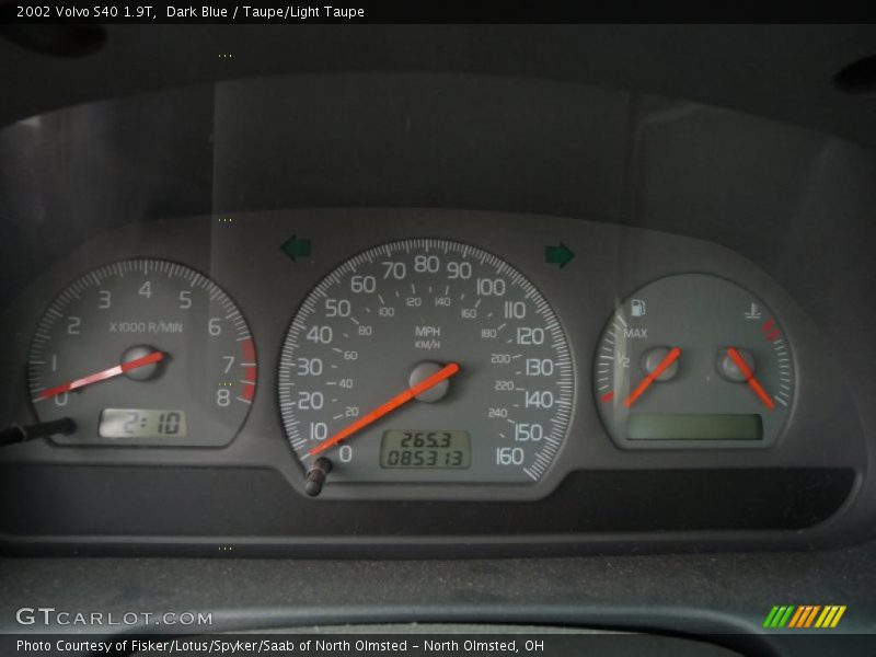  2002 S40 1.9T 1.9T Gauges