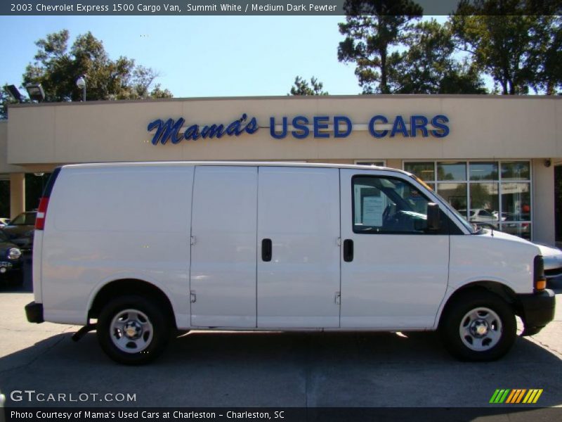 Summit White / Medium Dark Pewter 2003 Chevrolet Express 1500 Cargo Van
