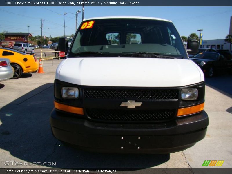 Summit White / Medium Dark Pewter 2003 Chevrolet Express 1500 Cargo Van