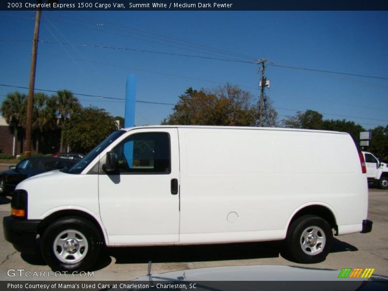 Summit White / Medium Dark Pewter 2003 Chevrolet Express 1500 Cargo Van