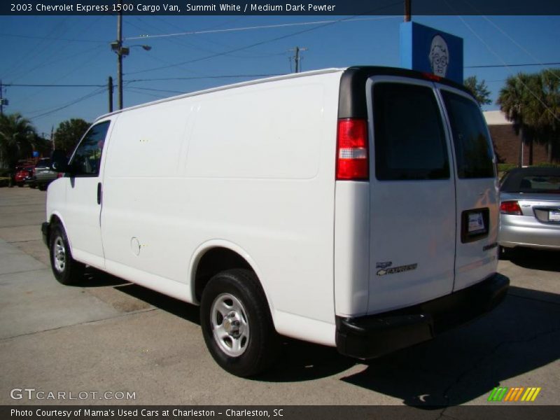 Summit White / Medium Dark Pewter 2003 Chevrolet Express 1500 Cargo Van