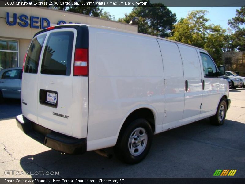 Summit White / Medium Dark Pewter 2003 Chevrolet Express 1500 Cargo Van