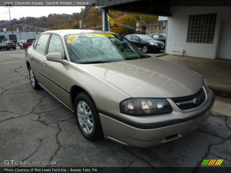 Sandrift Metallic / Neutral 2002 Chevrolet Impala