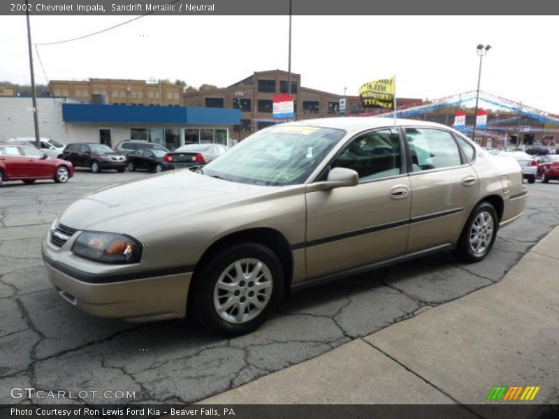 Front 3/4 View of 2002 Impala 
