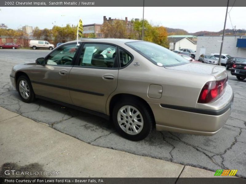 Sandrift Metallic / Neutral 2002 Chevrolet Impala