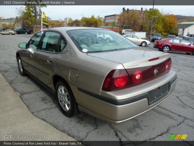 Sandrift Metallic / Neutral 2002 Chevrolet Impala