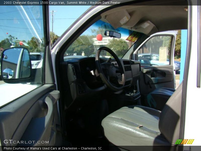 Summit White / Medium Dark Pewter 2003 Chevrolet Express 1500 Cargo Van