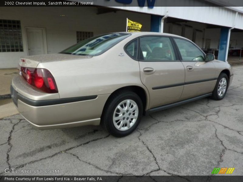 Sandrift Metallic / Neutral 2002 Chevrolet Impala