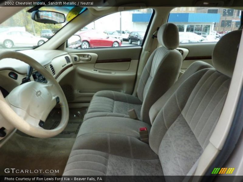  2002 Impala  Neutral Interior