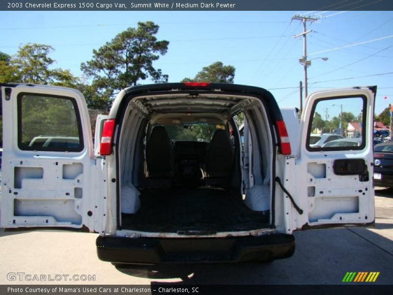 Summit White / Medium Dark Pewter 2003 Chevrolet Express 1500 Cargo Van
