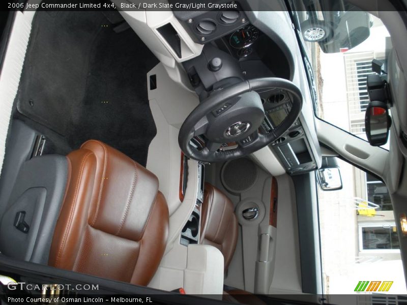 Black / Dark Slate Gray/Light Graystone 2006 Jeep Commander Limited 4x4