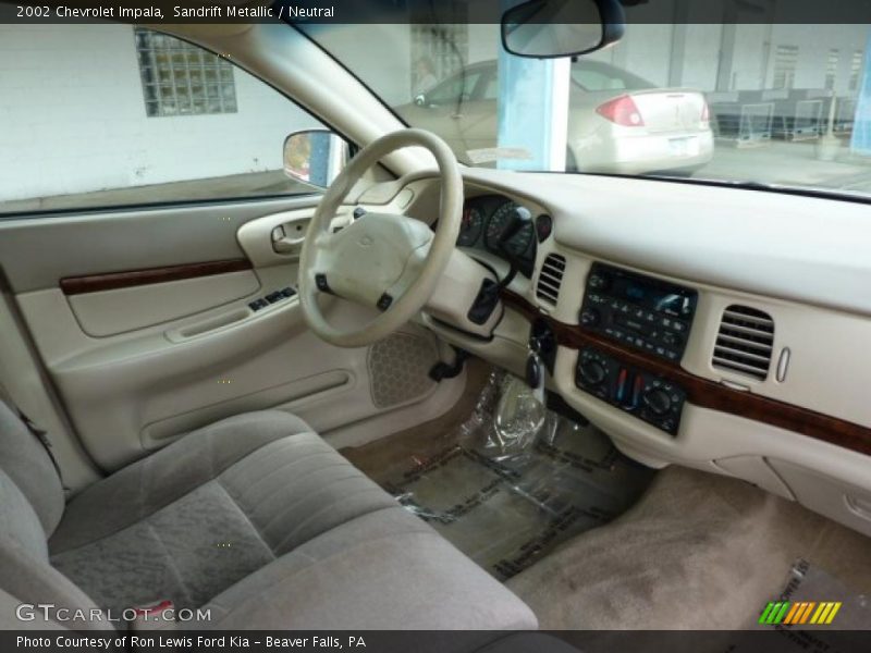 Dashboard of 2002 Impala 