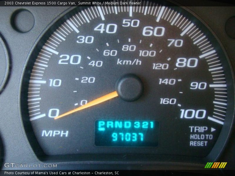 Summit White / Medium Dark Pewter 2003 Chevrolet Express 1500 Cargo Van