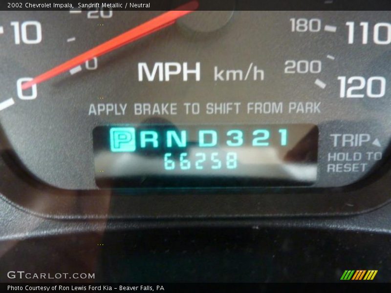 Sandrift Metallic / Neutral 2002 Chevrolet Impala