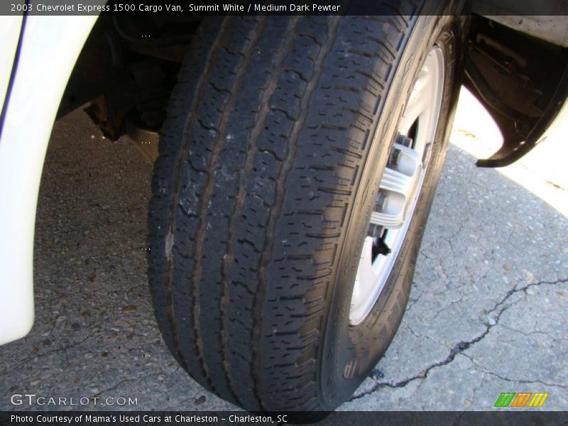 Summit White / Medium Dark Pewter 2003 Chevrolet Express 1500 Cargo Van