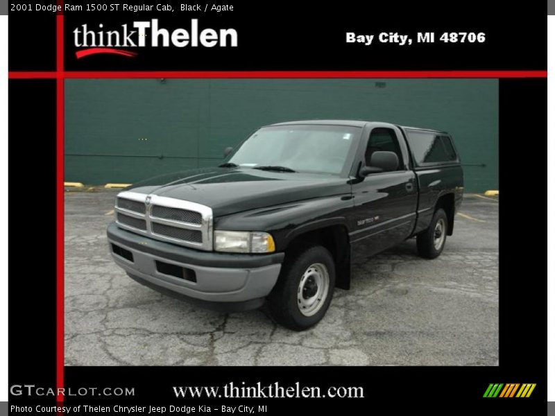 Black / Agate 2001 Dodge Ram 1500 ST Regular Cab