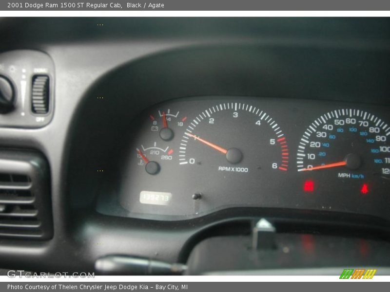 Black / Agate 2001 Dodge Ram 1500 ST Regular Cab
