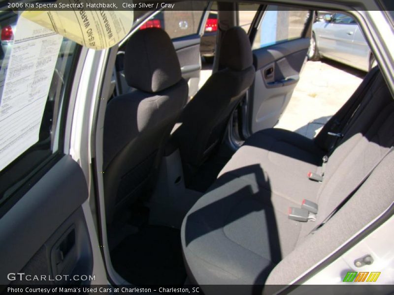 Clear Silver / Gray 2006 Kia Spectra Spectra5 Hatchback