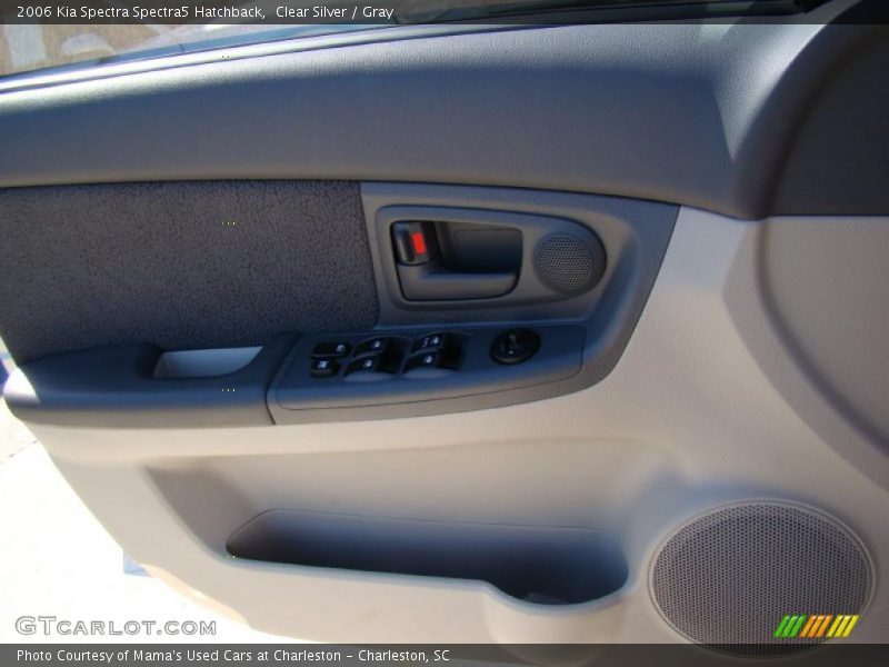 Clear Silver / Gray 2006 Kia Spectra Spectra5 Hatchback