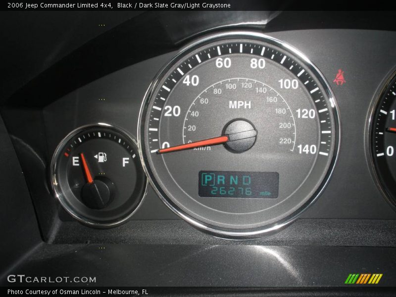 Black / Dark Slate Gray/Light Graystone 2006 Jeep Commander Limited 4x4
