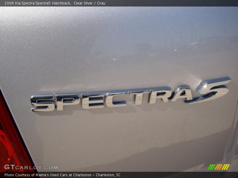 Clear Silver / Gray 2006 Kia Spectra Spectra5 Hatchback