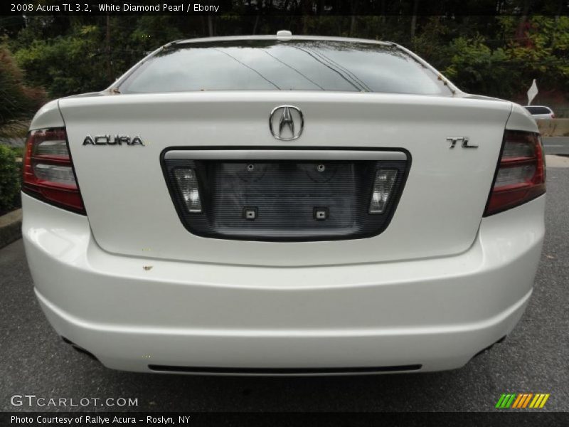 White Diamond Pearl / Ebony 2008 Acura TL 3.2