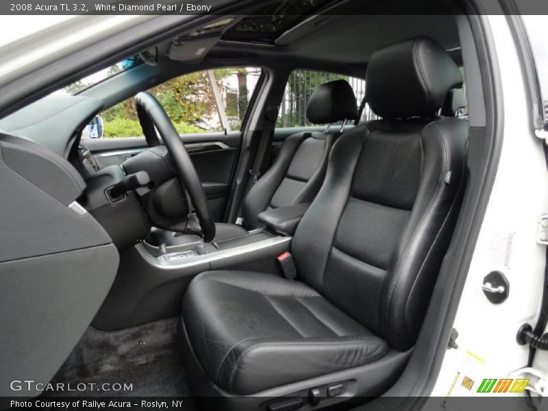White Diamond Pearl / Ebony 2008 Acura TL 3.2