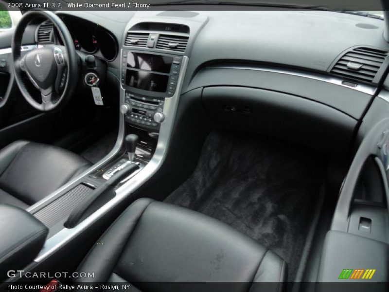 White Diamond Pearl / Ebony 2008 Acura TL 3.2
