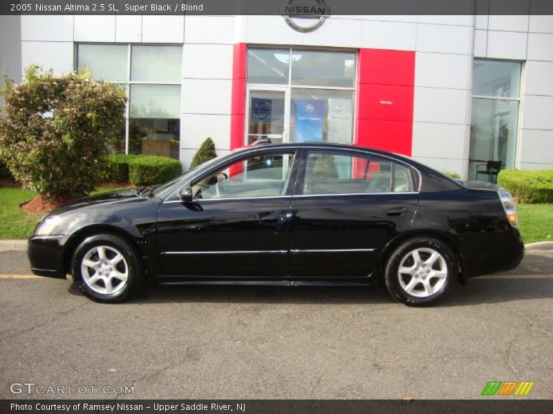 Super Black / Blond 2005 Nissan Altima 2.5 SL
