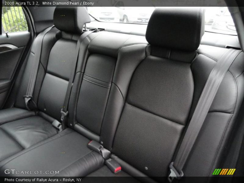 White Diamond Pearl / Ebony 2008 Acura TL 3.2