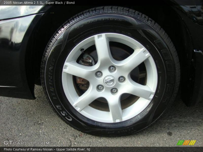Super Black / Blond 2005 Nissan Altima 2.5 SL