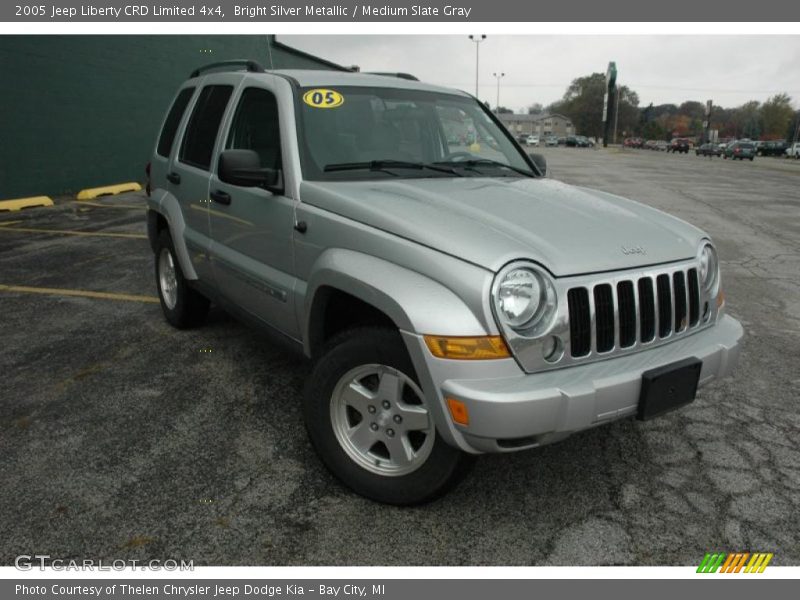 Bright Silver Metallic / Medium Slate Gray 2005 Jeep Liberty CRD Limited 4x4