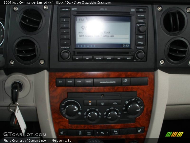 Black / Dark Slate Gray/Light Graystone 2006 Jeep Commander Limited 4x4