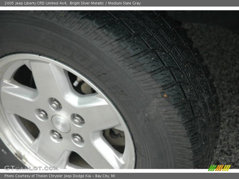 Bright Silver Metallic / Medium Slate Gray 2005 Jeep Liberty CRD Limited 4x4