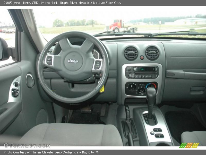 Bright Silver Metallic / Medium Slate Gray 2005 Jeep Liberty CRD Limited 4x4