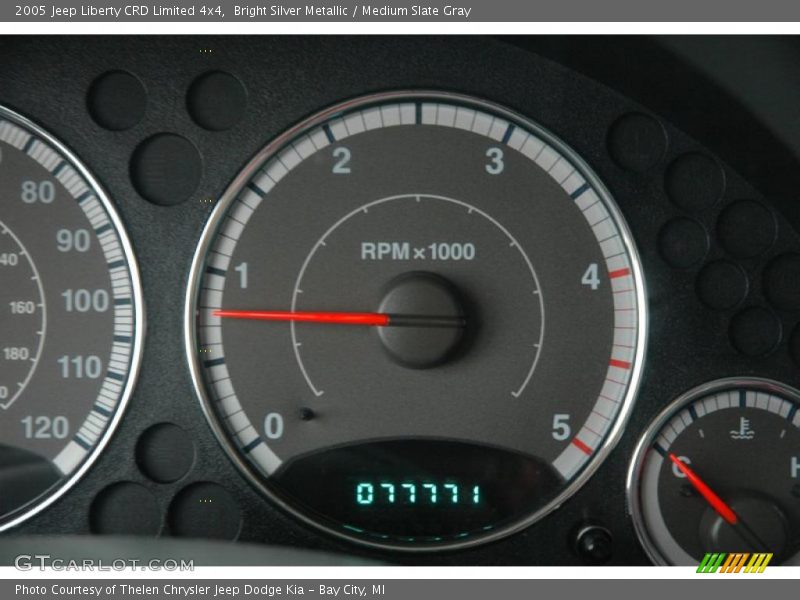 Bright Silver Metallic / Medium Slate Gray 2005 Jeep Liberty CRD Limited 4x4